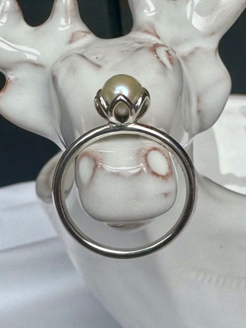 Pandora Cultured Elegance Ring Retired